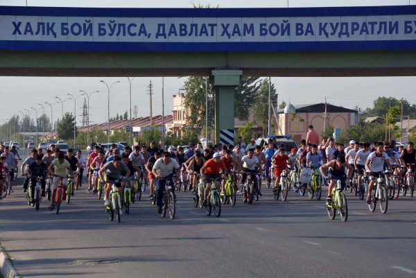Германиядан келтирилган велосипедлар велопойгада синаб кўрилди
