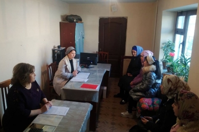 Аёл судьяларнинг хотин-қизлар учун сайёр қабули ўтказилди